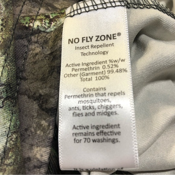 Mossy Oak No Fly Zone Camouflage T-shirt 34-36 - Picture 2 of 9